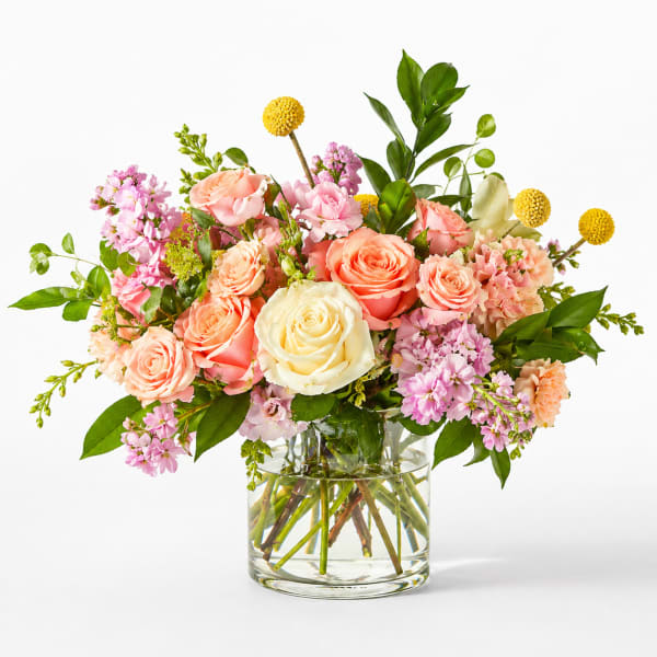 Mother’s Day Blush & Peach Flower Bouquet
