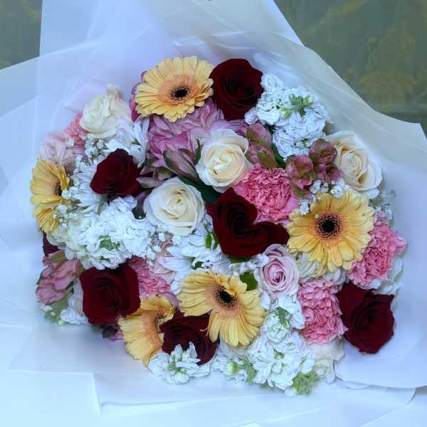 Colorful Joy – Seasonal Flower Bouquet
