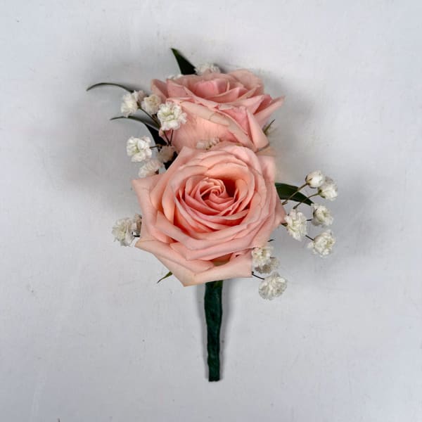 Rose Quartz Boutonniere