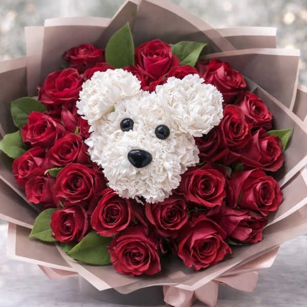 Pure Love Pup Bouquet