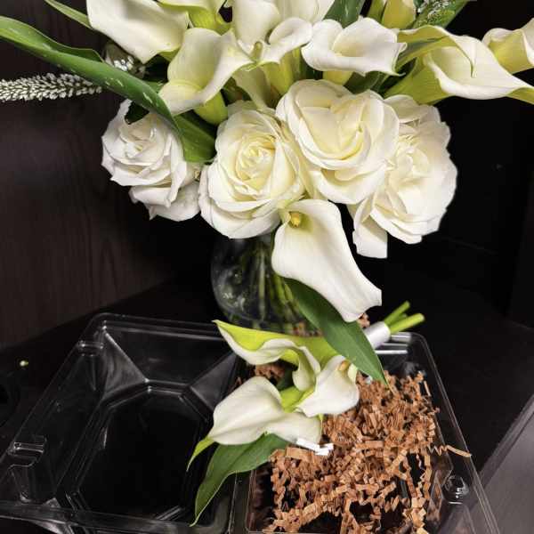 Calla and rose duo