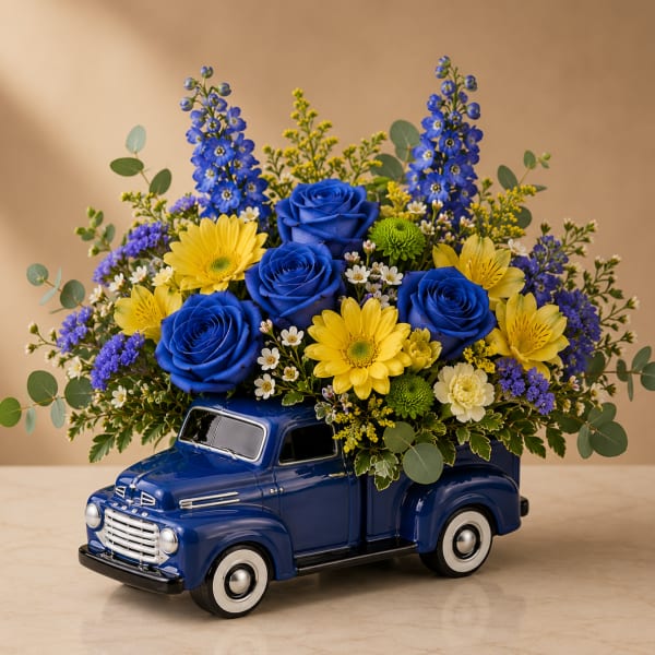 Blue Sapphire Bloom Truck