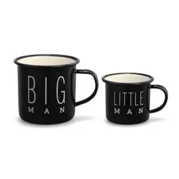 Big Man and Little Man Camper Mug Set