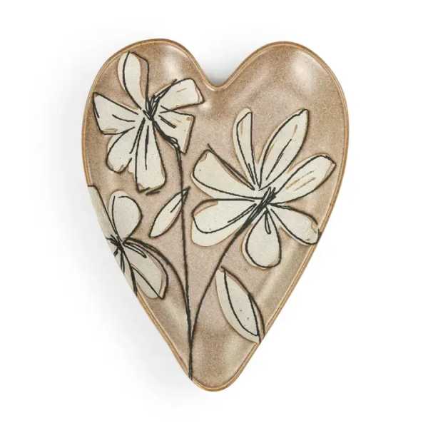 Magnolia Heart Spoon Rest - 4.5x6.5in
