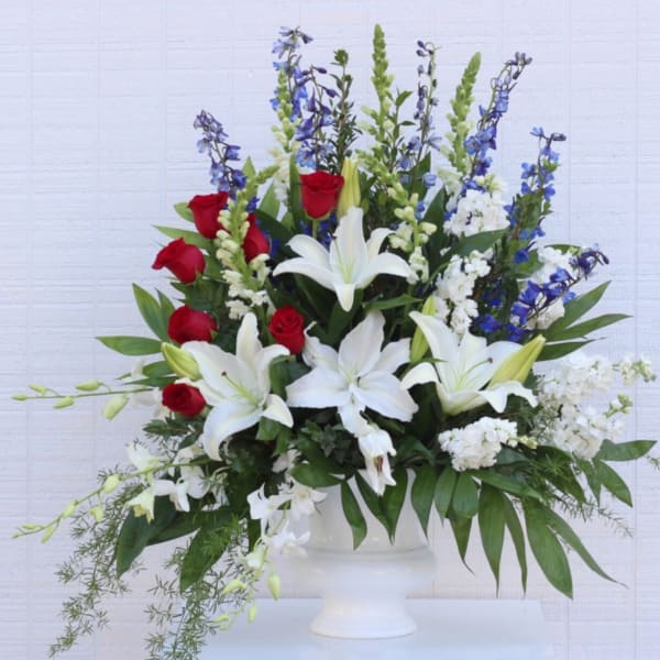Dearly Patriotic - Floral Display
