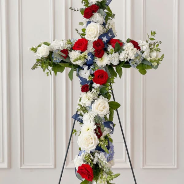 Dearly Patriotic - Standing Cross