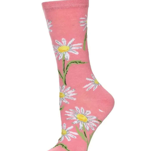 Daisy Bamboo Crew Socks