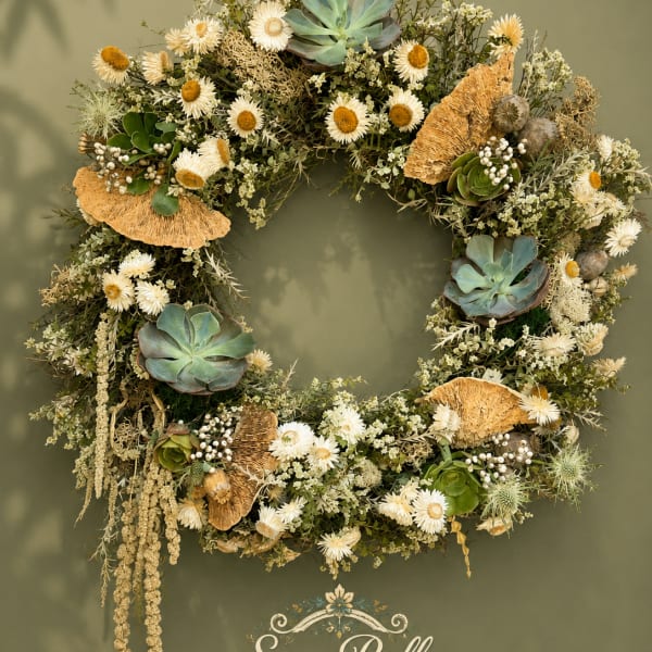 Rustic Succulent Wreath
