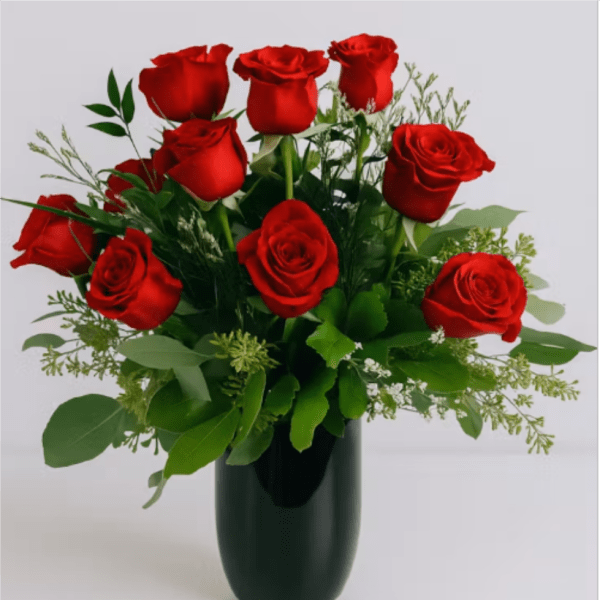 Red Roses in a vase