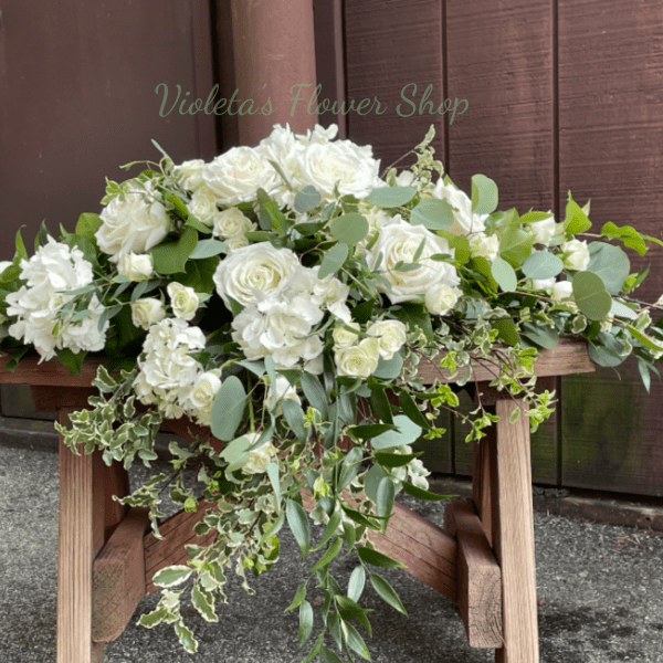 Field of Blooms Casket Spray