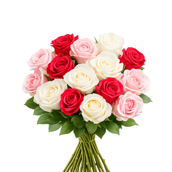 Bouquet ÂmFleur - Brassée de rose du Louvre