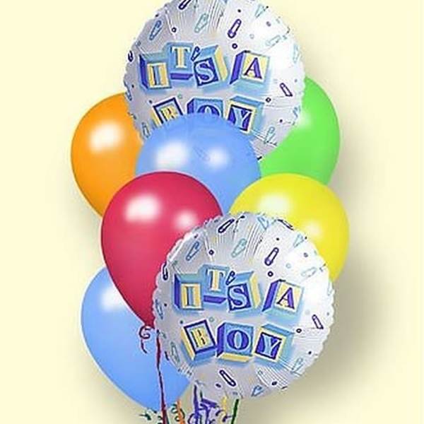 It's A Boy Ballon Bunch