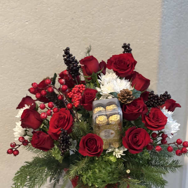 Romance | Premium Red Roses & Ferrero Rocher