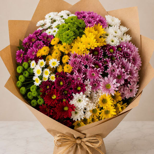 Garden Party Pom Pom Bouquet