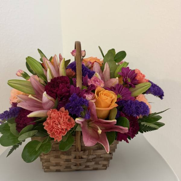 Golden Bloom Basket