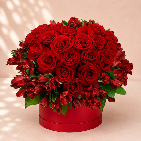 Carna's Endless Love – Luxury Rose Hat Box