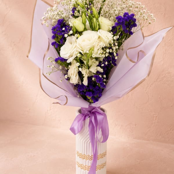 Eir's Moonlit Grace Vase Bouquet