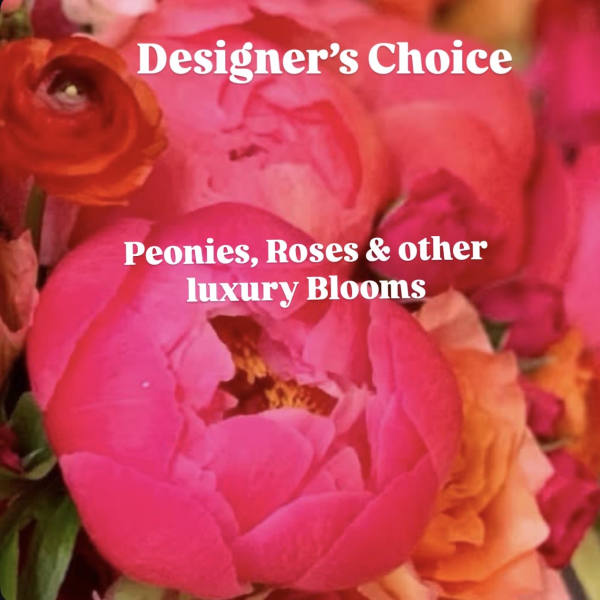 Luxury Peony & Roses Bouquet - In a vase