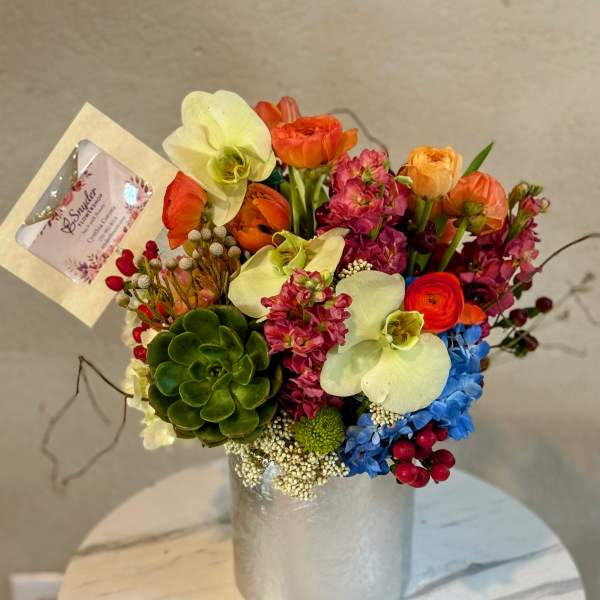 Exotic Orchid Garden Arrangement