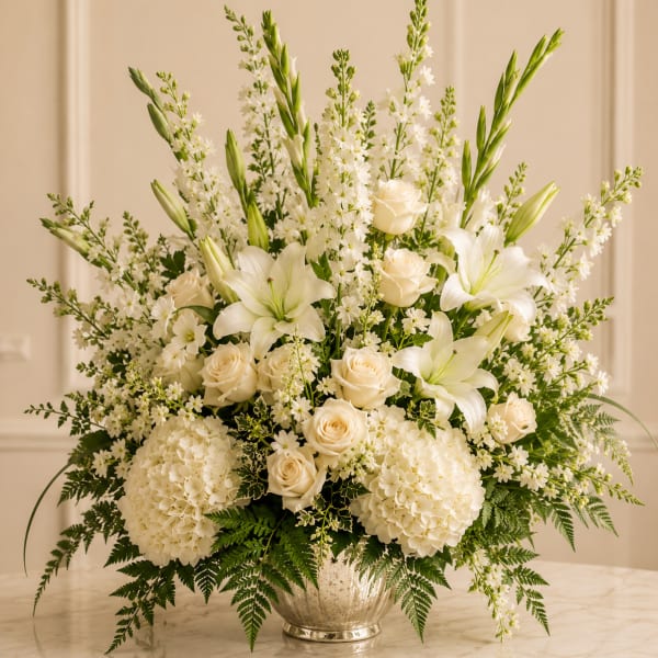 Beautiful White arrangement