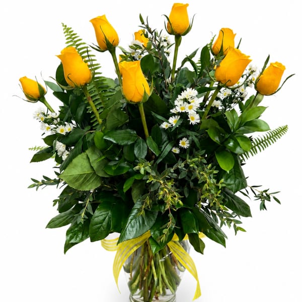 Yellow Roses Long Stem