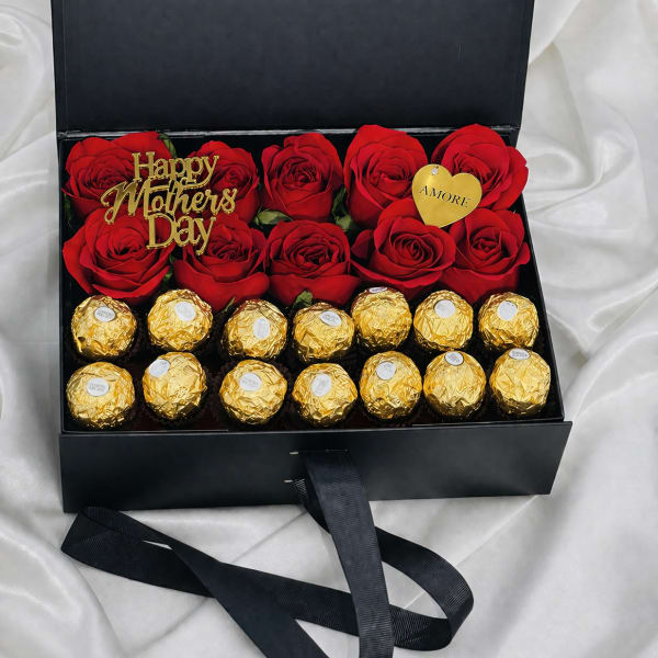 Luxury Rose & Chocolate Gift Box