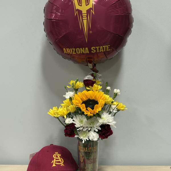 Sun Devil Burgundy Hat Trio