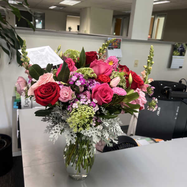 SEND A BIT OF JOY BOUQUET- ON SALE WAS $110