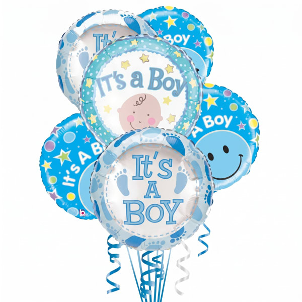 It's A Boy Balloon Bouquet