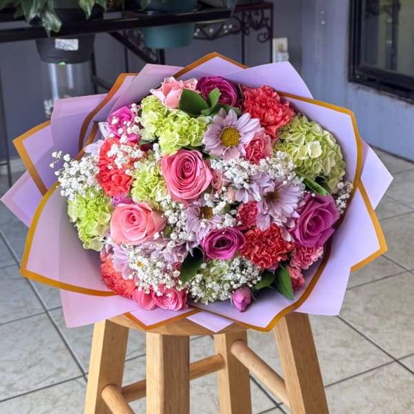 Garden Wrapped Bouquet