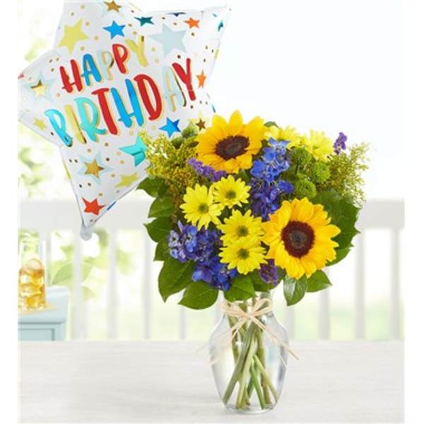Fields Of Europe® Summer With Jumbo Birthday Balloon