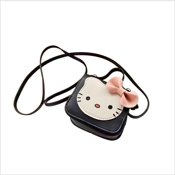 Hello Kitty crossbody bag with a pink bow