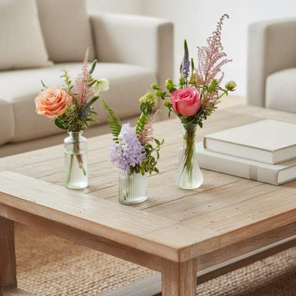 Vintage Bud Vase Trio
