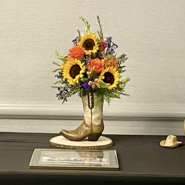 Sophia's Sunflower Rose Boot