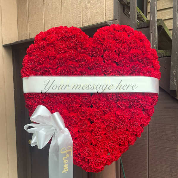 Solid Red Heart