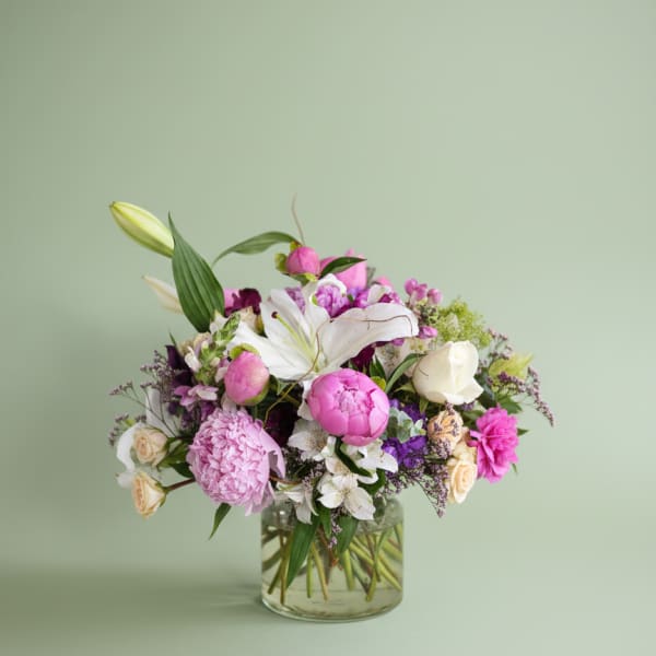 Moonlit Peony Garden