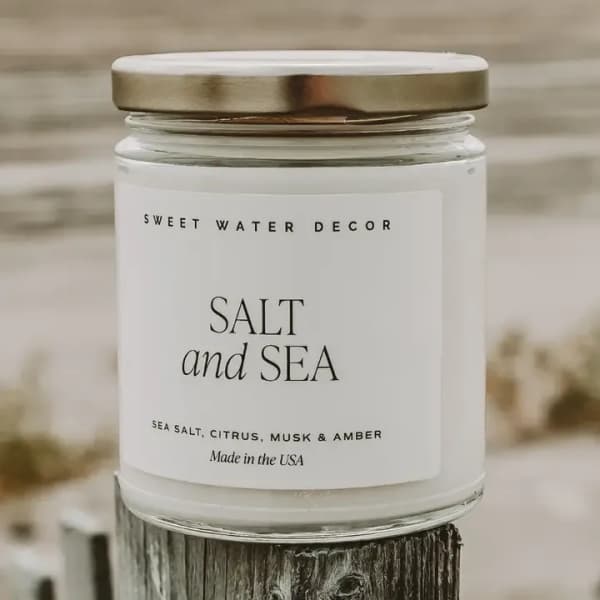 Sea & Salt Soy Candle