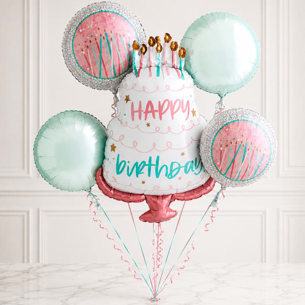 Pastel Birthday Balloon Bouquet™