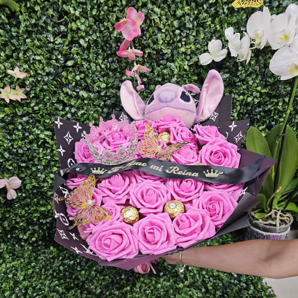 PINK STITCH BOUQUET