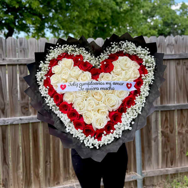 Ramo de corazón 8