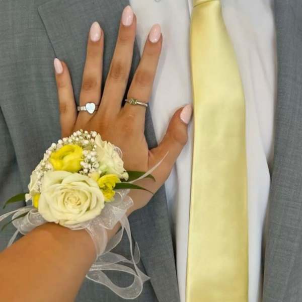 Light Yellow Corsage and Boutonierre - Prom, Weddings, or Formal