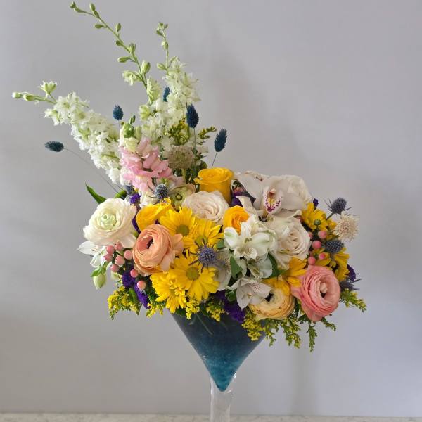 Golden Hour Martini Arrangement