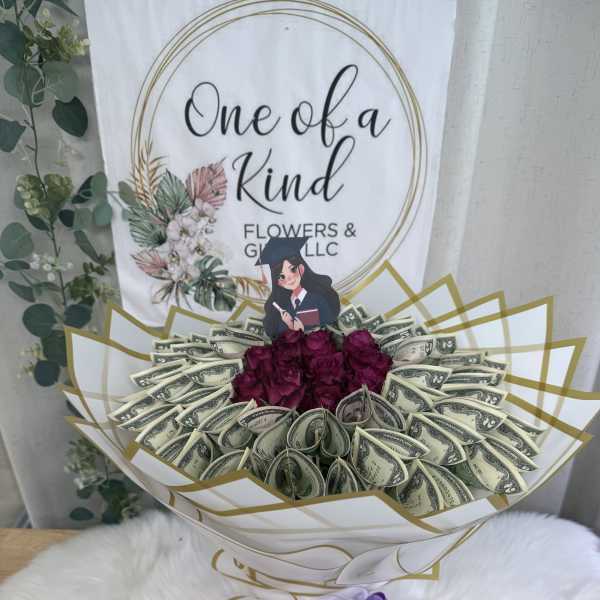 Royal Bloom Money Bouquet