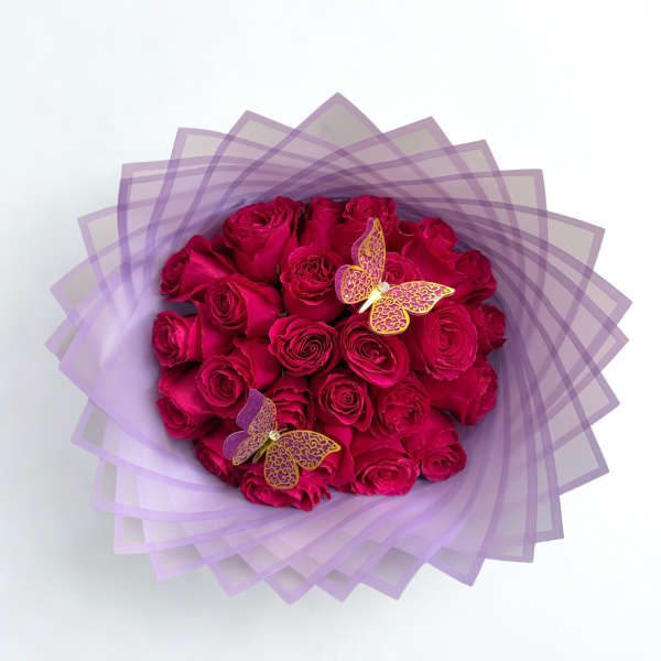Hot pink love for Mom