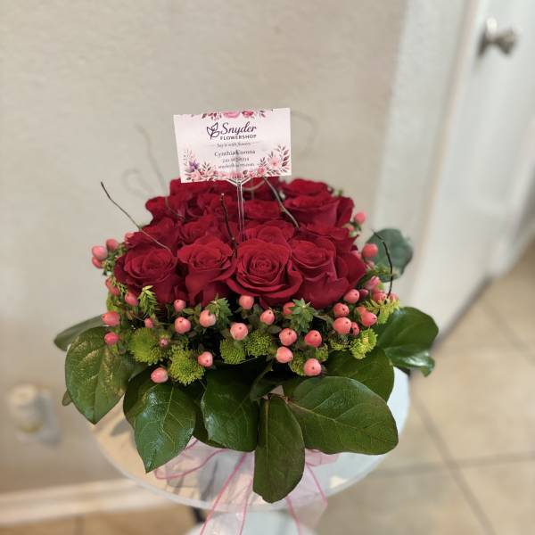 Ruby Romance Rose Bowl