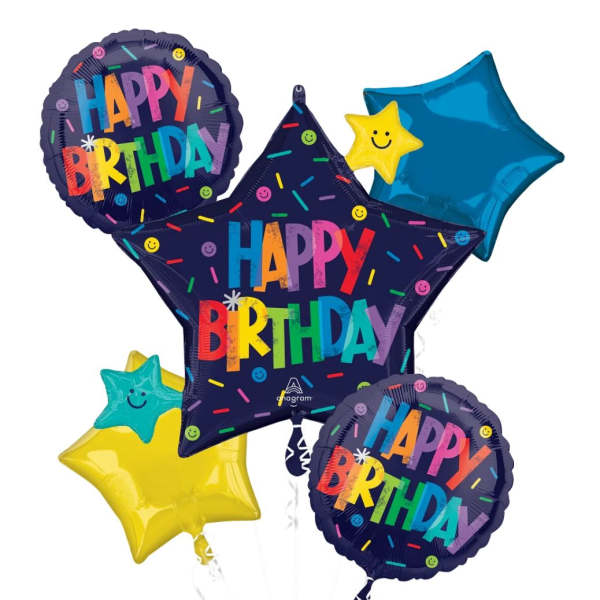 Bold Birthday Balloon Bouquet