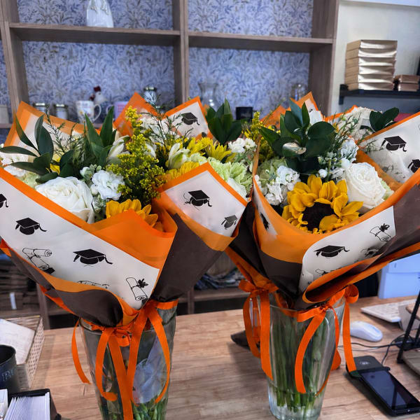 Wrapped Graduation Bouquet