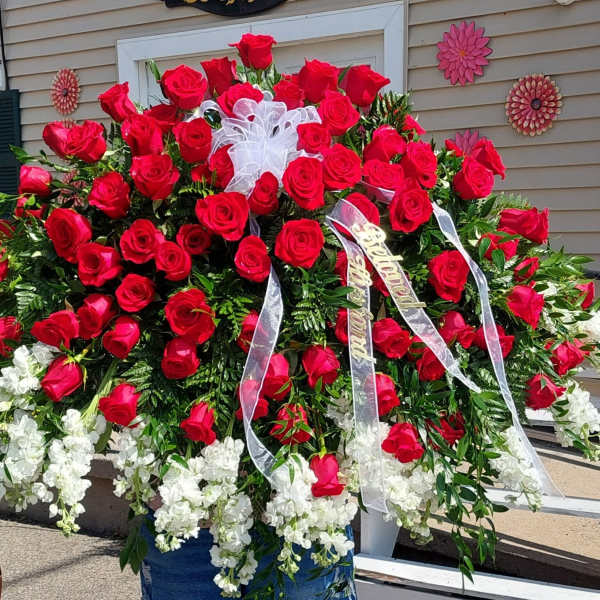 Rose Casket Cover
