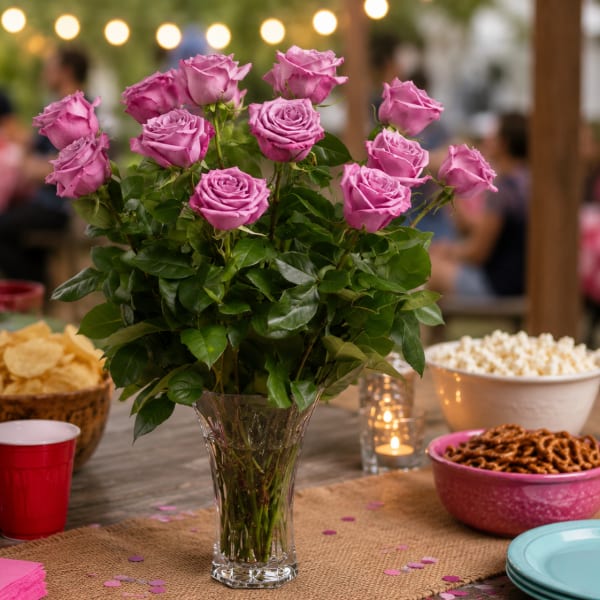 R12L Lovely Lavender Roses