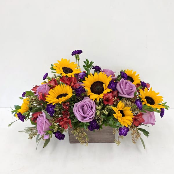 Box of Sunflowers